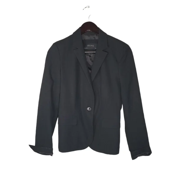 Zara Jackets Coats Zara Basic Collection Black Womens Blazer
